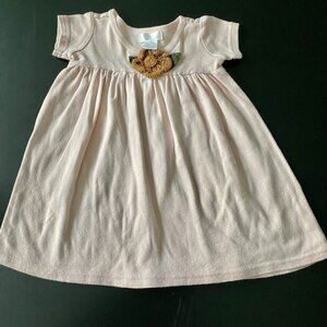 Truffles Ruffles Blush Pink Flower Dress Size 6-12 Months